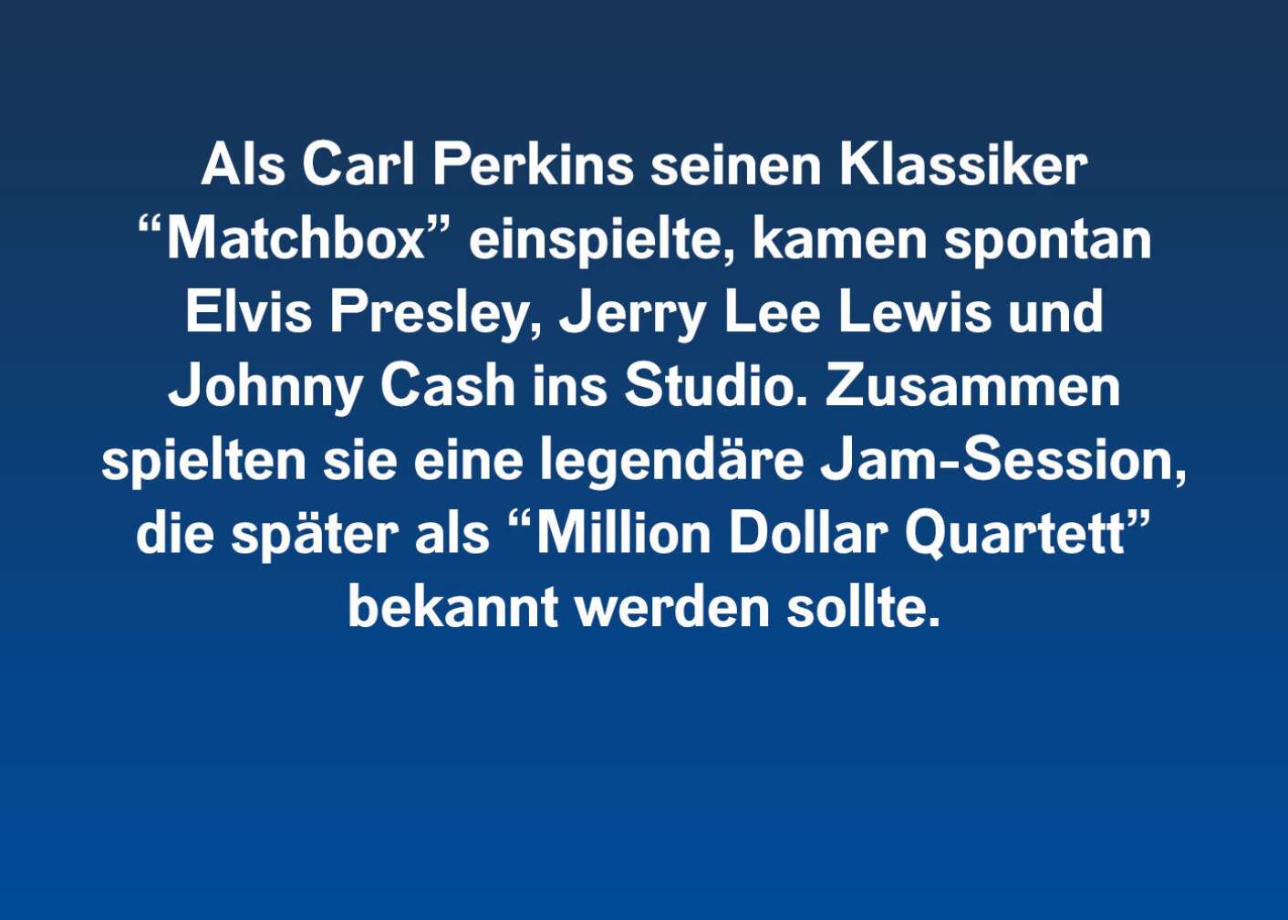 Fakten über Carl Perkins