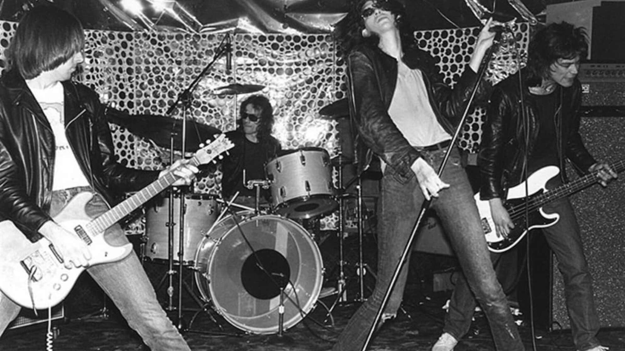 Ramones bei einem Auftritt