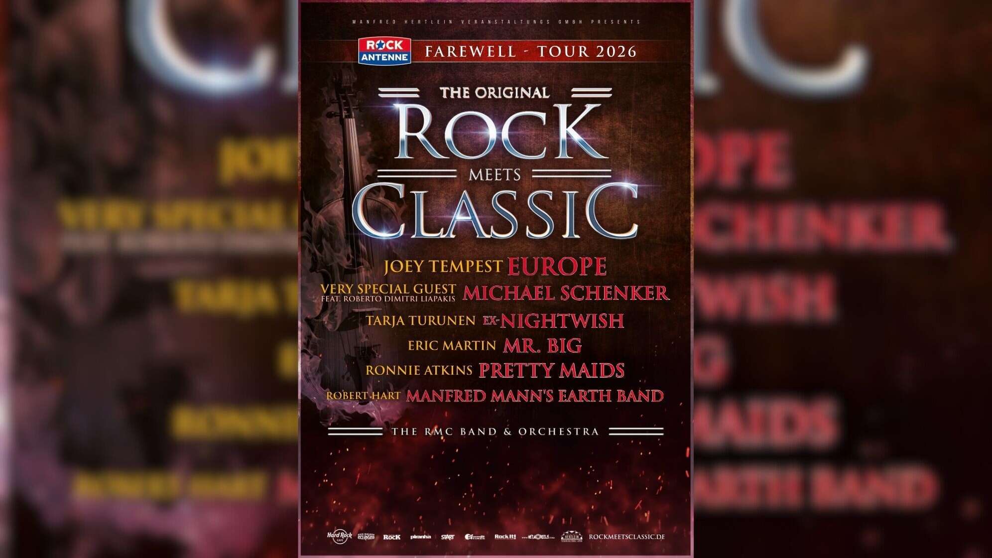 Das Lineup von Rock Meets Classic 2026