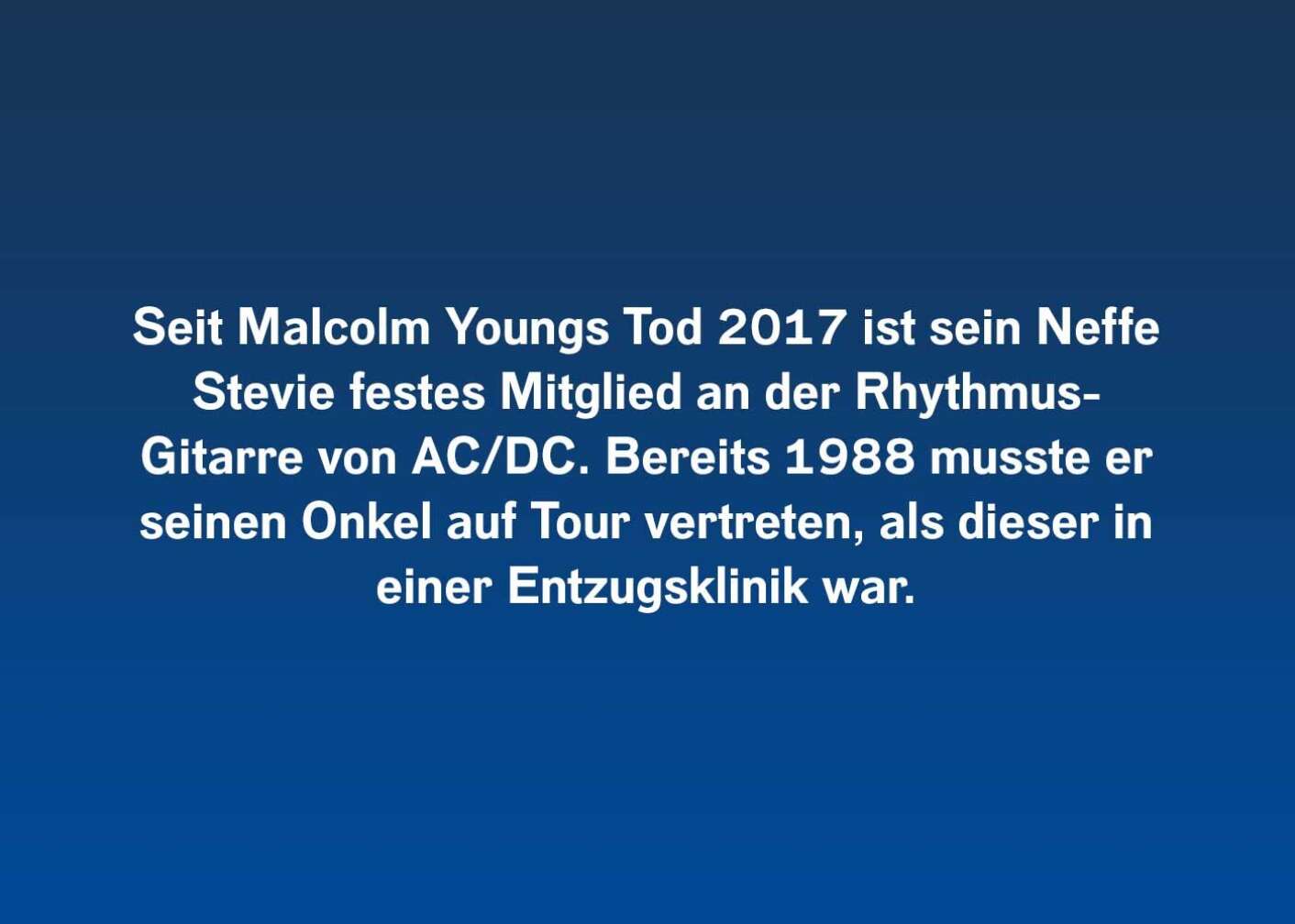 Fakten über AC/DC