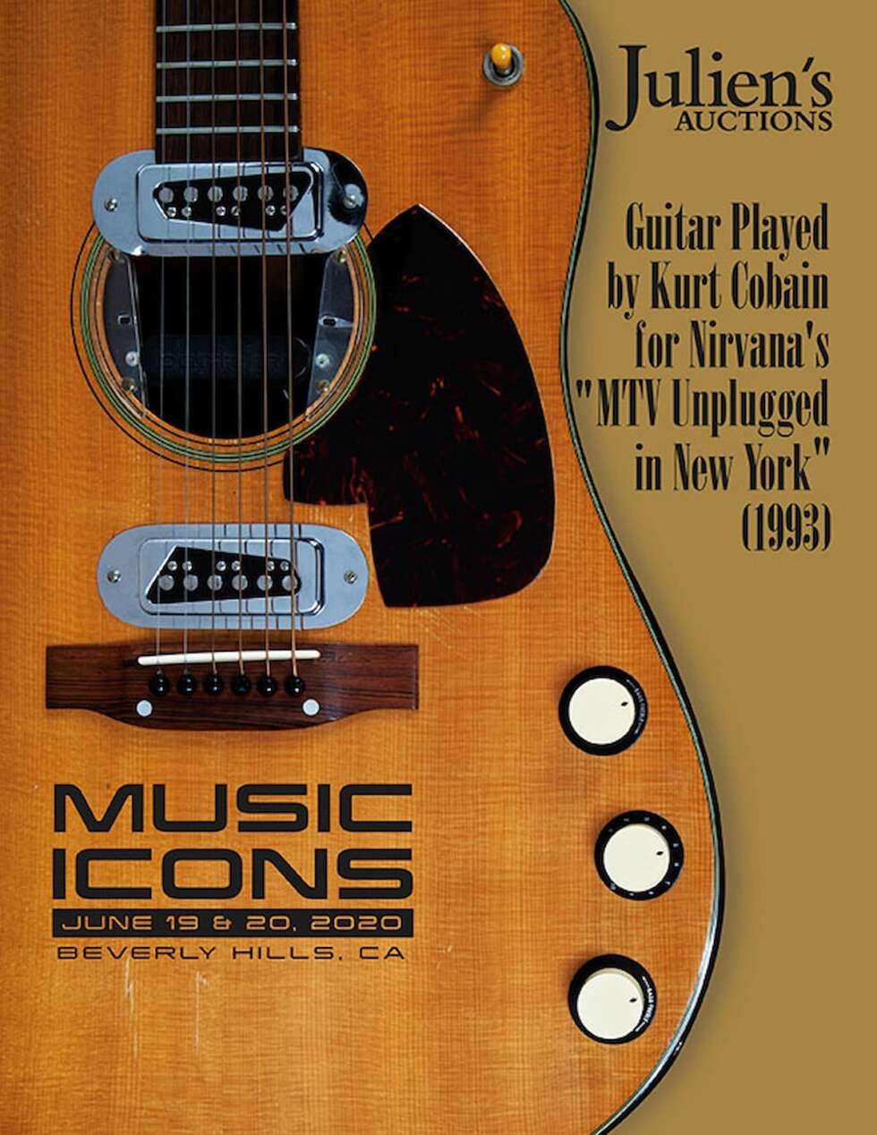 Flyer von Julien´s Auction (Curt Cobain - Gitarre)