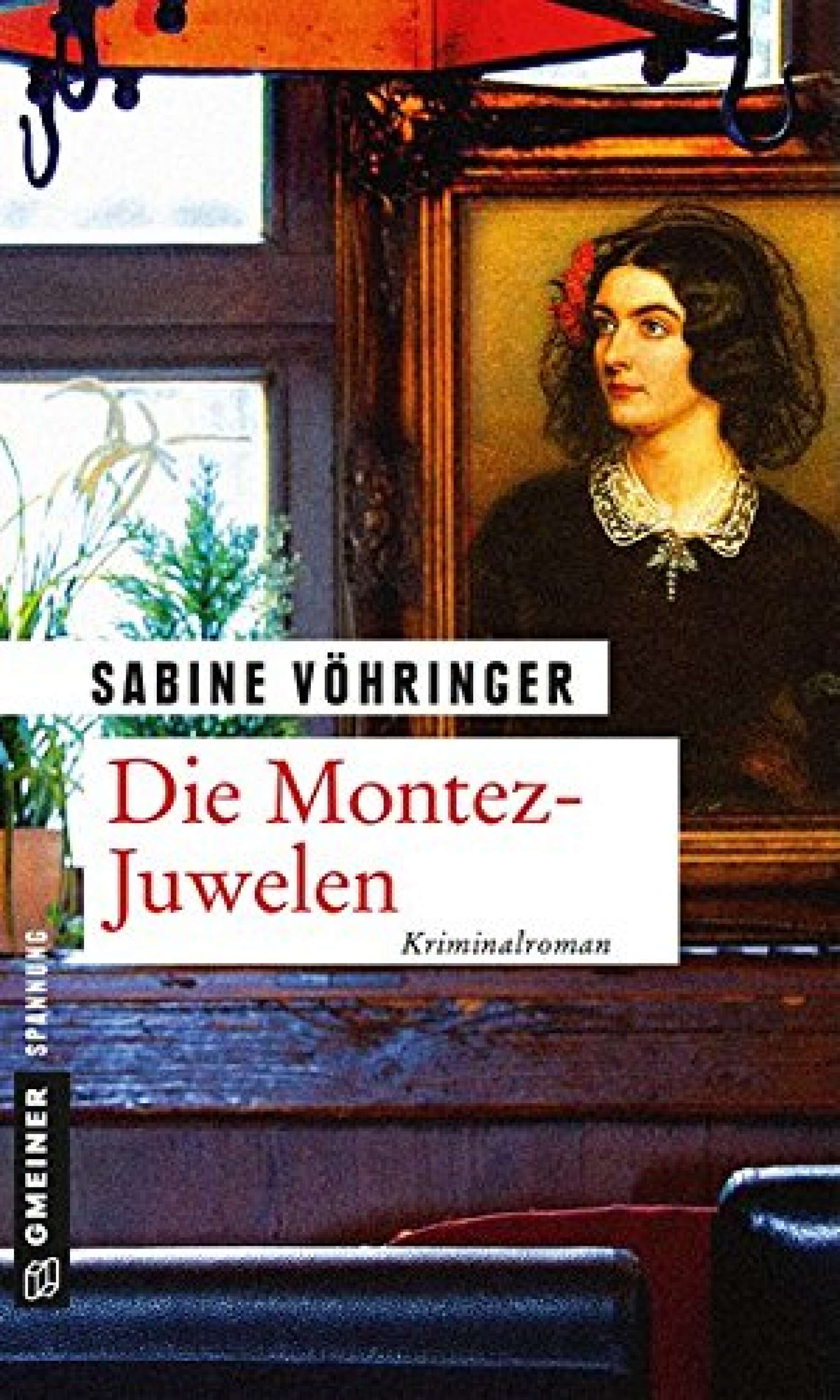 Das Buchcover des Kriminalromans "Die Montez-Juwelen" von Sabine Vöhringer