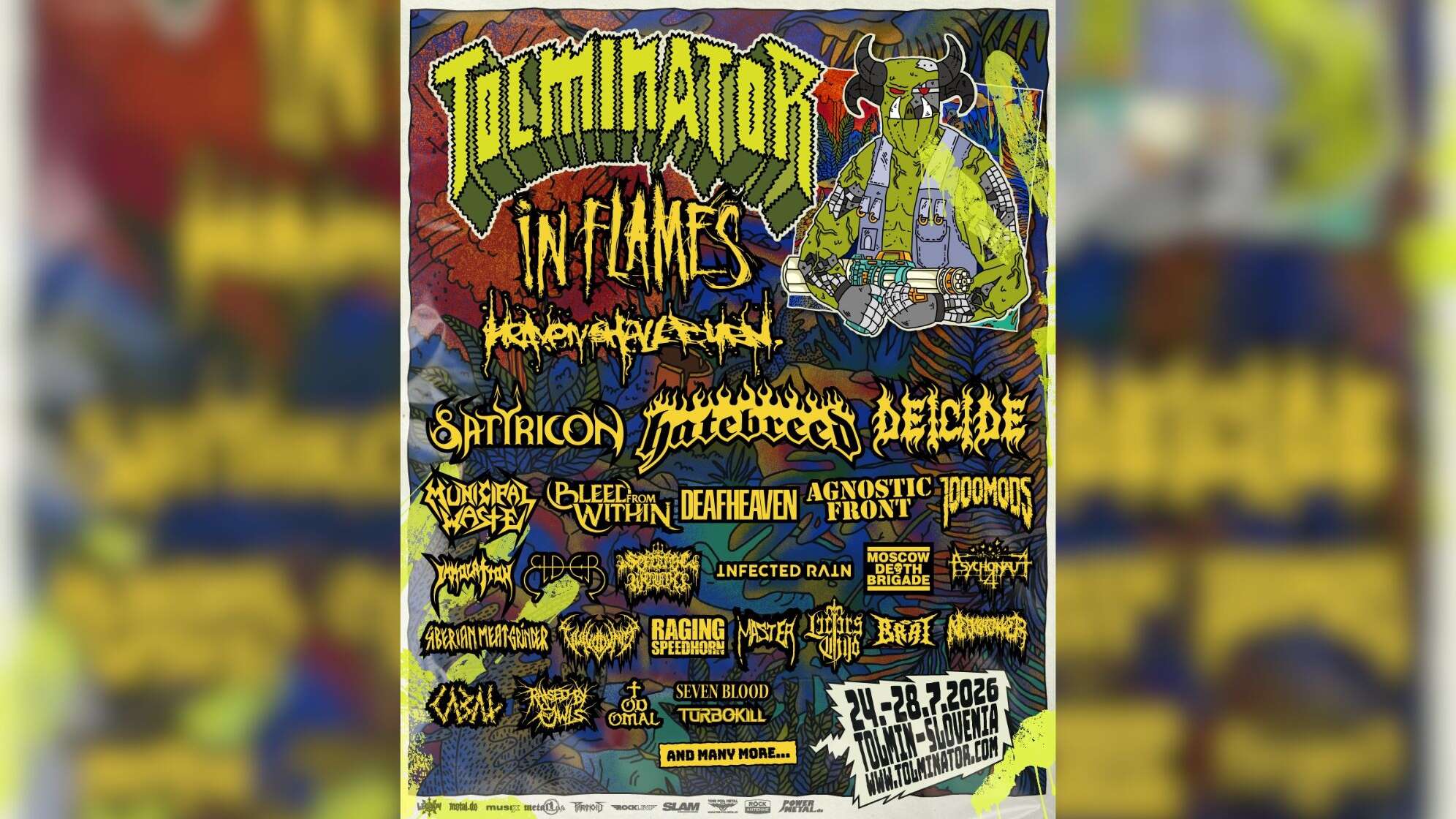 Das Plakat vom Tolminator Festival 2026