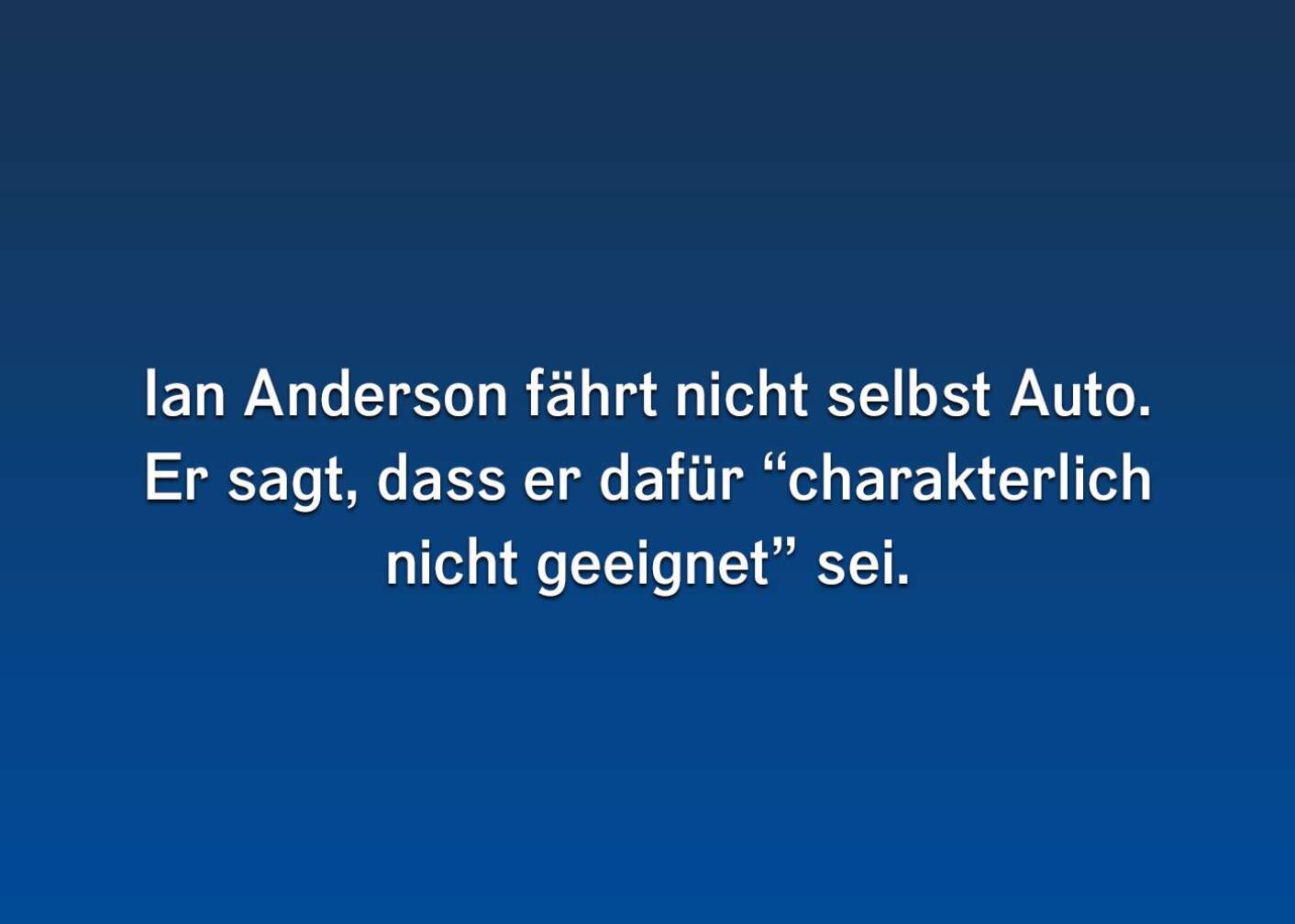Fakten über Ian Anderson