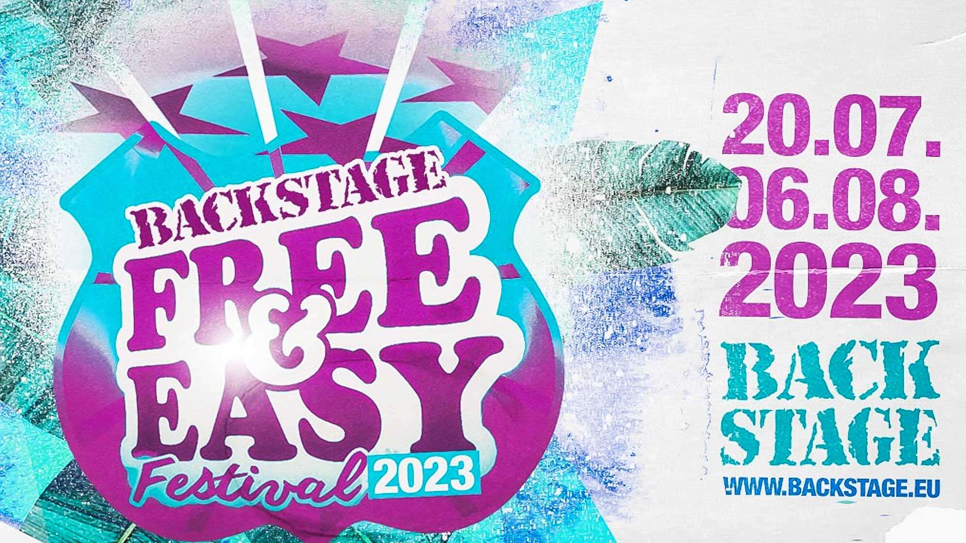 Das Logo für das Free & Easy Festival 2023