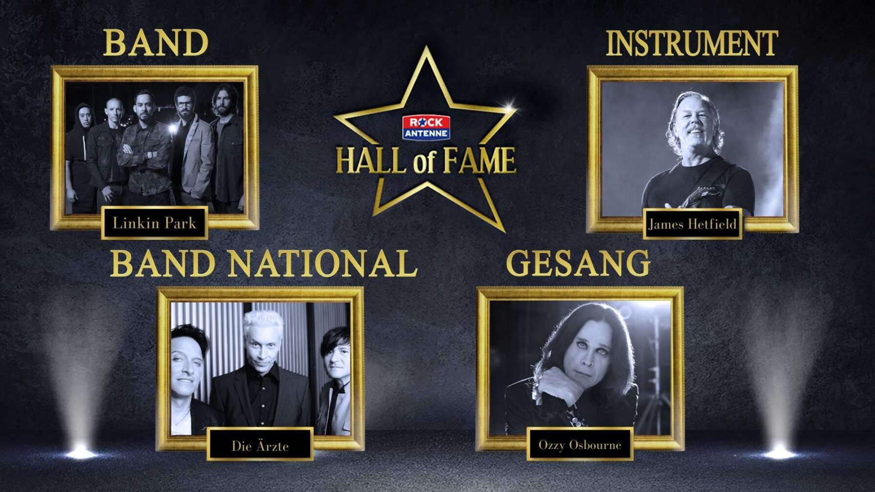 Die Hall Of Fame Gewinner 2025: Linkin Park, James Hetfield, Ozzy Osbourne und die Ärzte