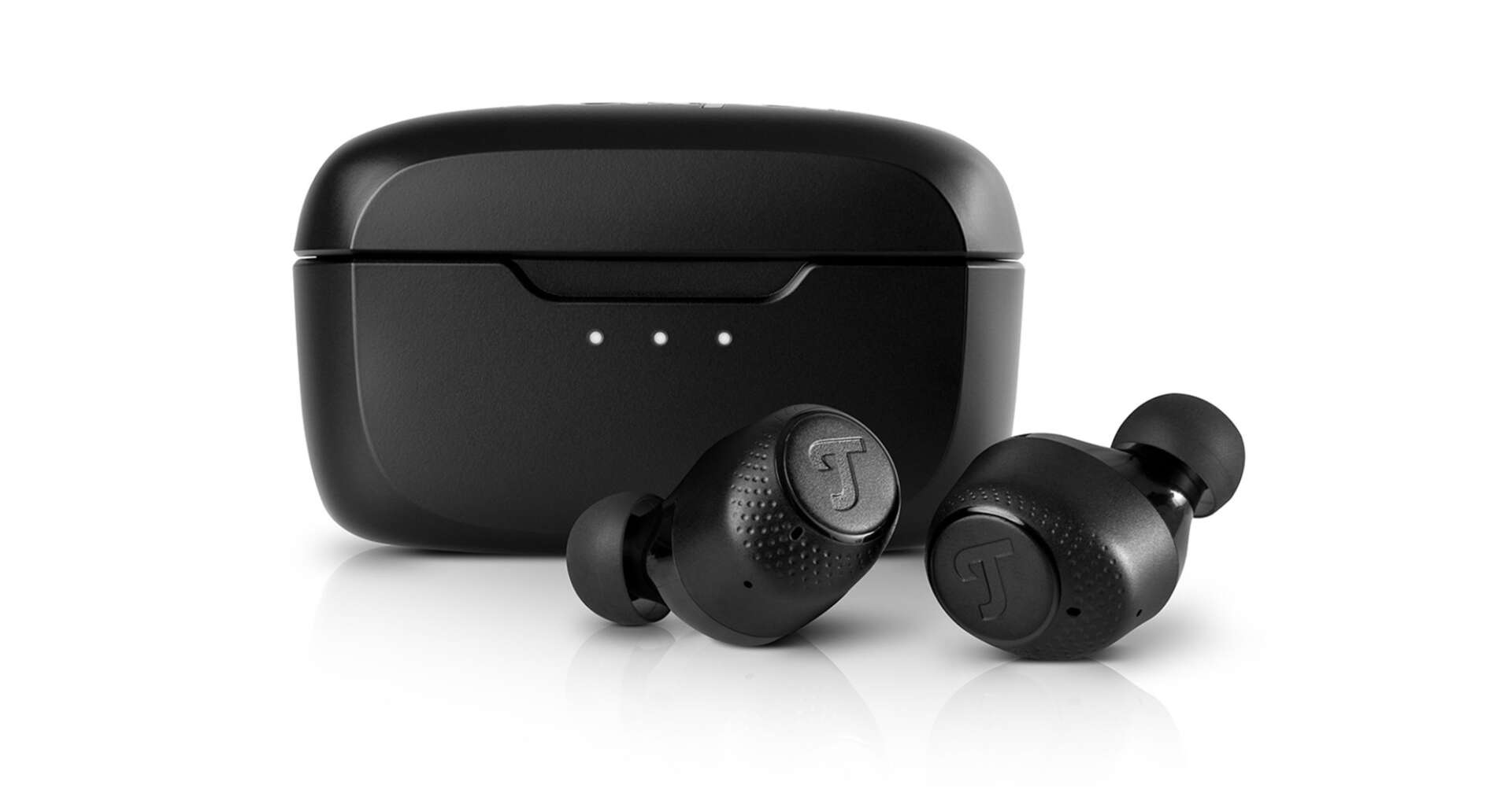 Bild von kabellosen In-Ear-Kopfhörern des Modells "Real Blue TWS 2" von Teufel