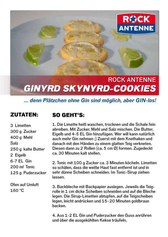 Rezept Ginyrd Skynyrd-Cookies