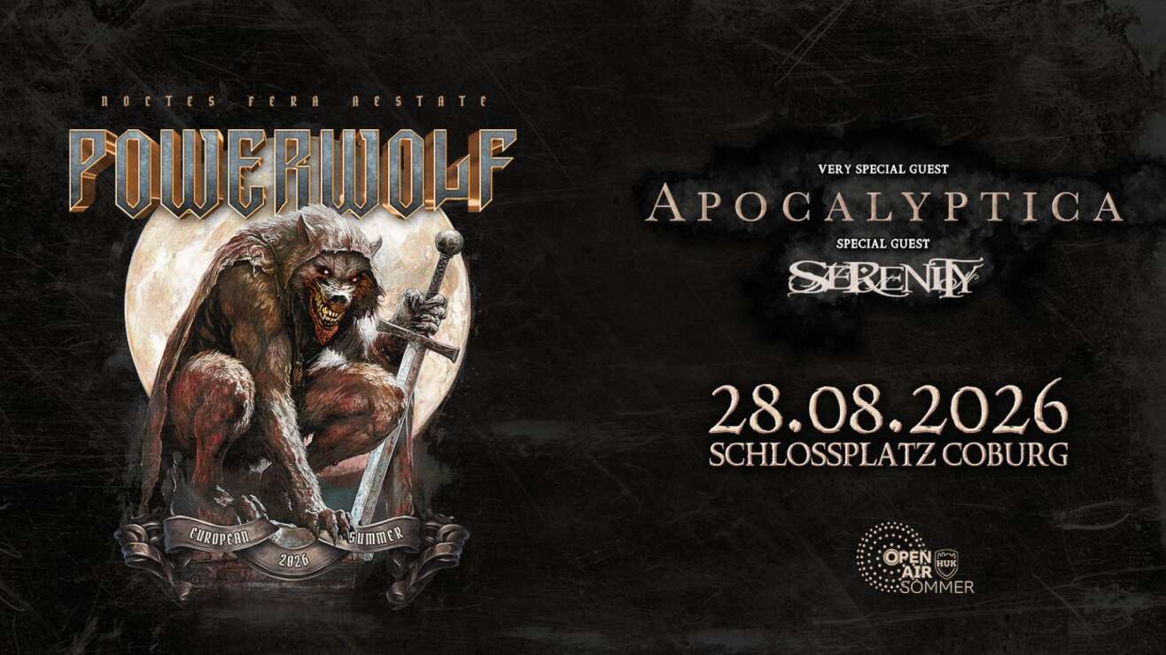 28.08.2026: Powerwolf live in Coburg