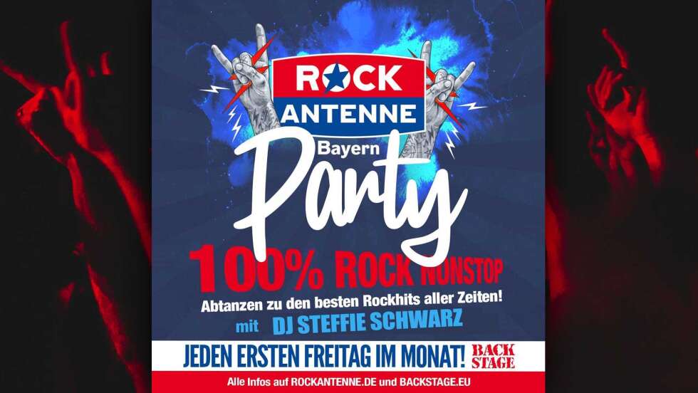 02.06.23: Die ROCK ANTENNE Bayern Party im Backstage München mit DJane Steffie Schwarz