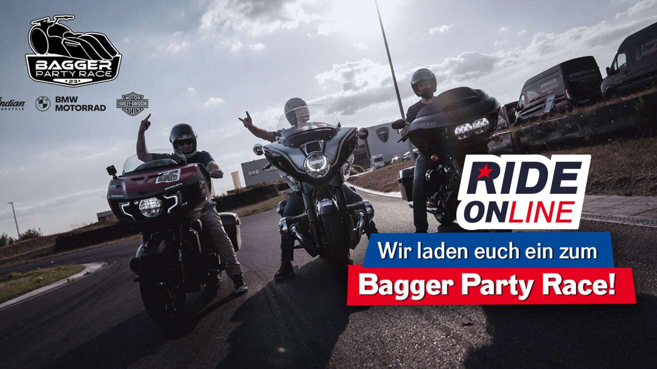 Bagger Party Race 2023: Wir laden euch ein zum Motorrad-Event eurer Wahl!