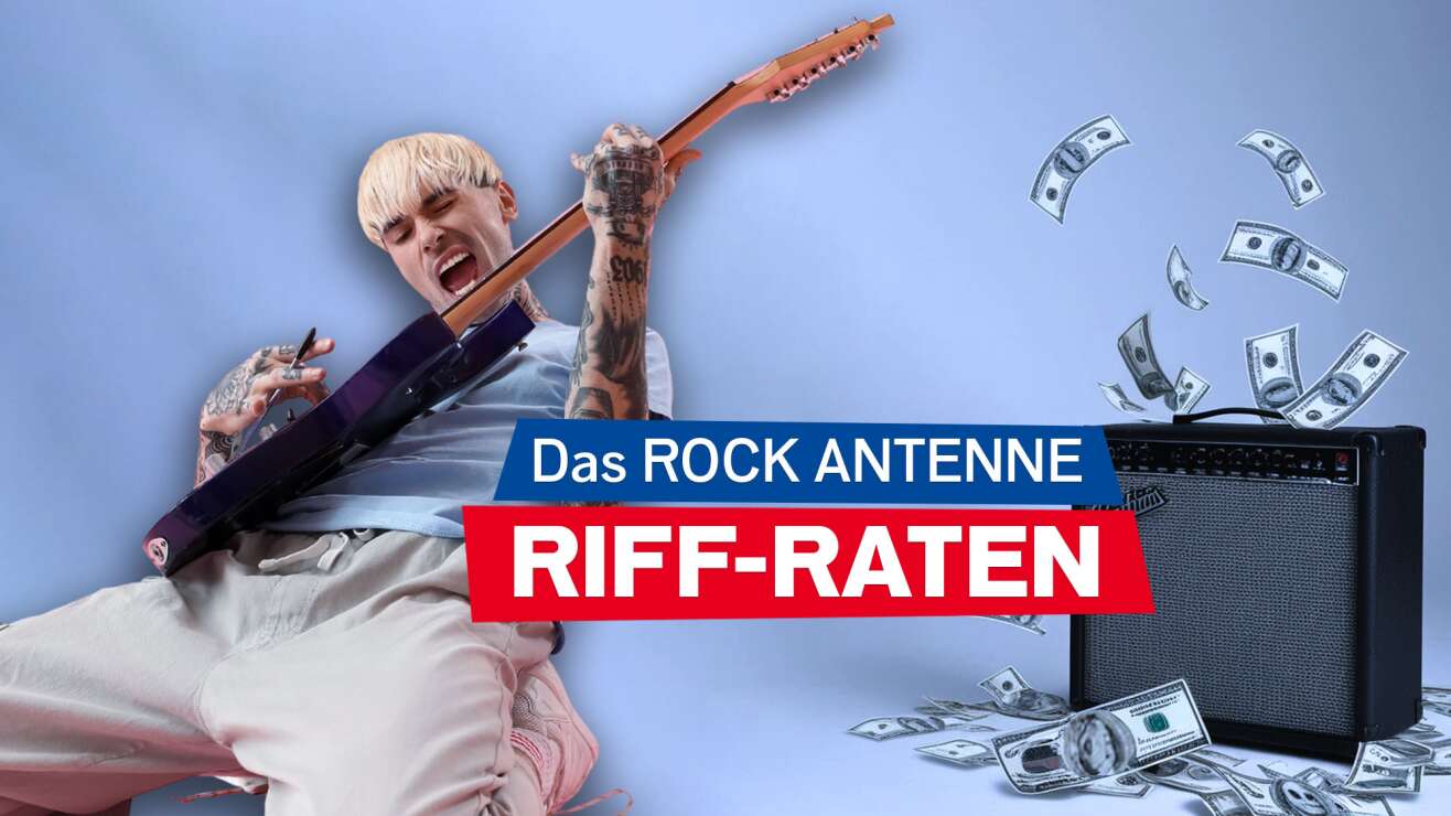 Das ROCK ANTENNE Riff-Raten: Täglich bis zu 1.000€ für die coolsten Saiten des Rock