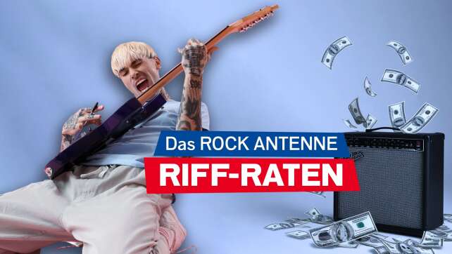 Das ROCK ANTENNE Riff-Raten: Täglich bis zu 1.000€ für die coolsten Saiten des Rock