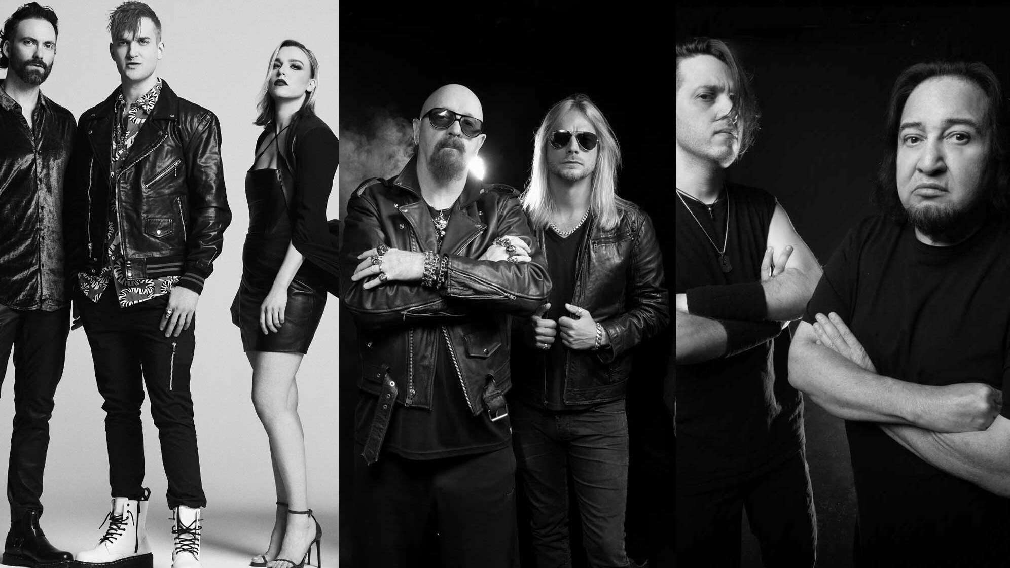 Bandfotos von Halestorm, Judas Priest und Fear Factory