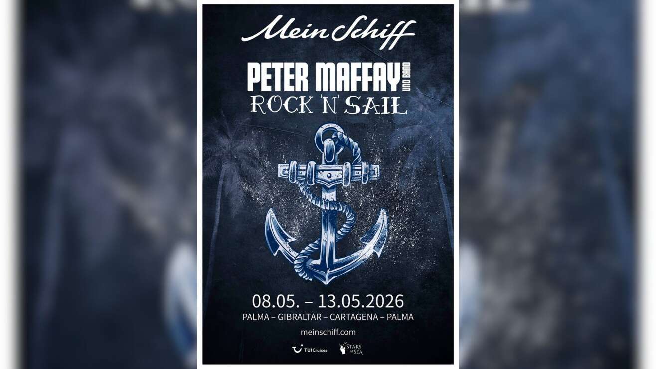 08.-13.05.2026: ROCK 'N' SAIL mit Peter Maffay und Band / Mittelmeer