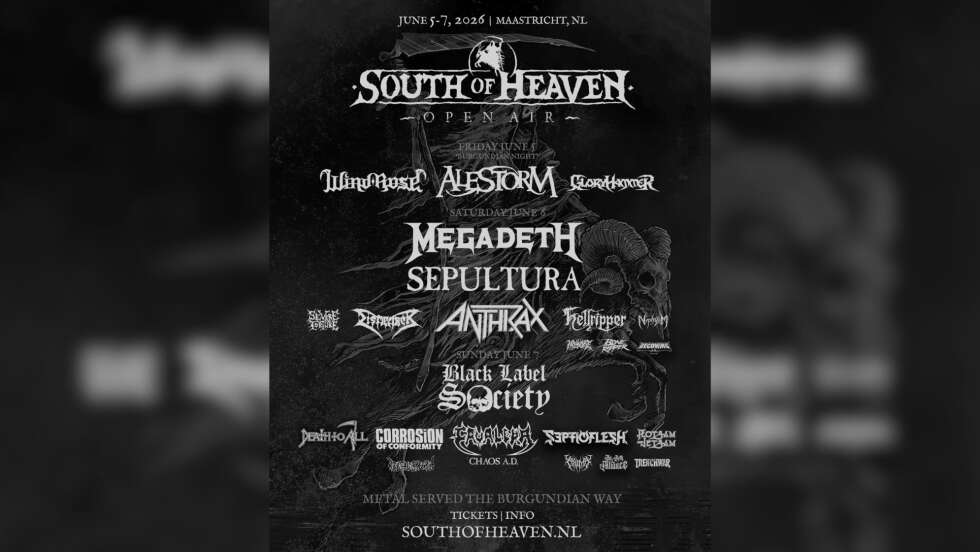05.-07.06.2026: South Of Heaven Open Air in den Niederlanden