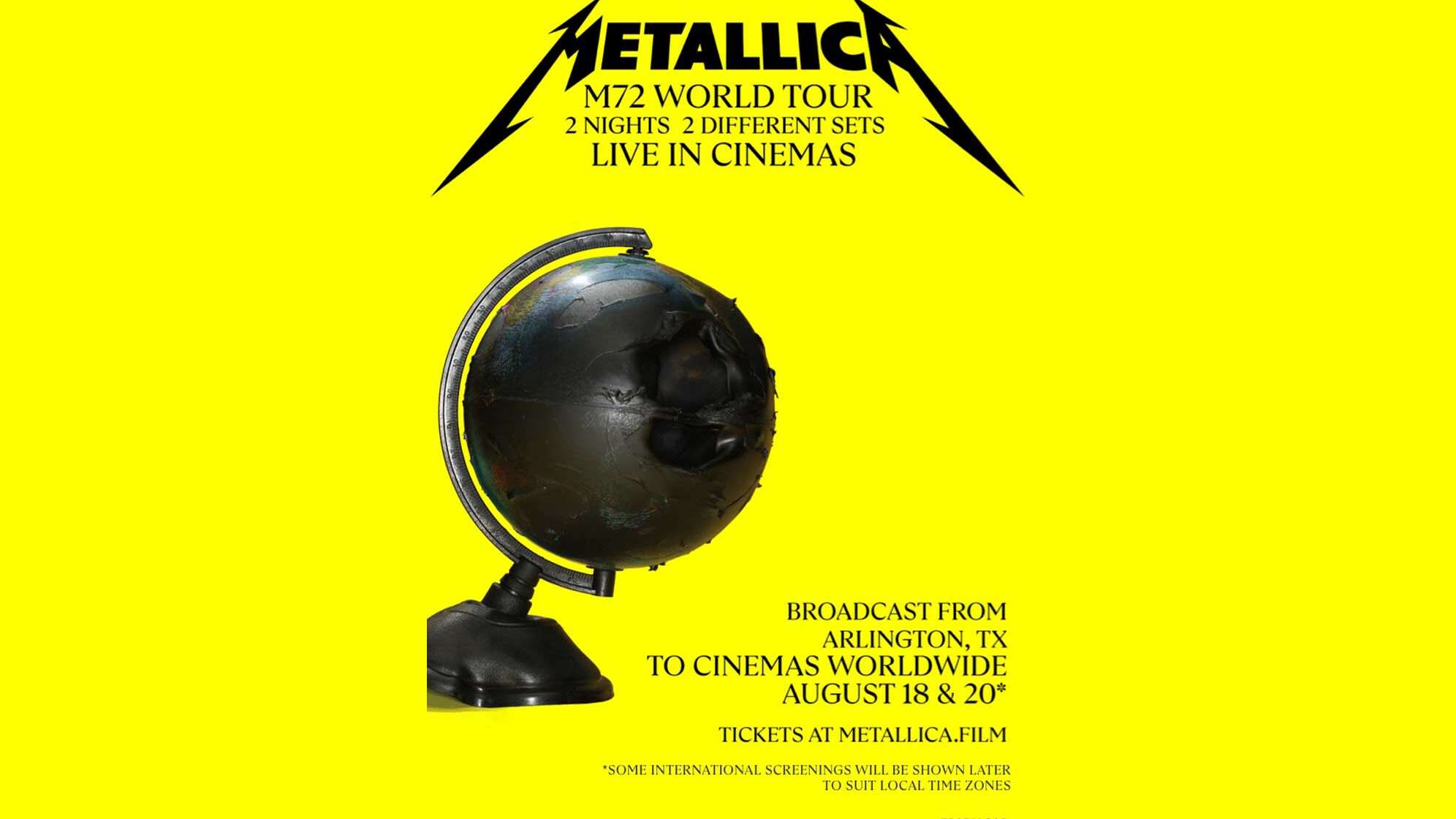 Plakat zum Kinoevent von Metallica