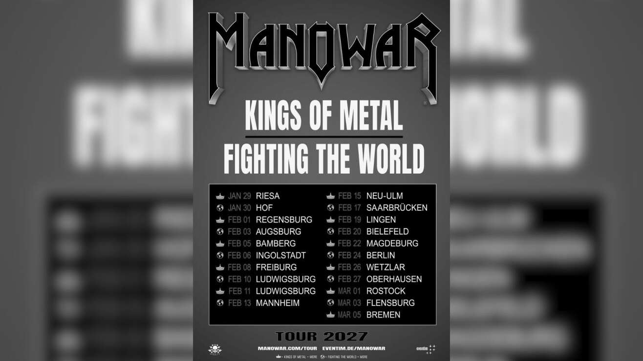 Winter 2027: Manowar live auf Deutschlandtour