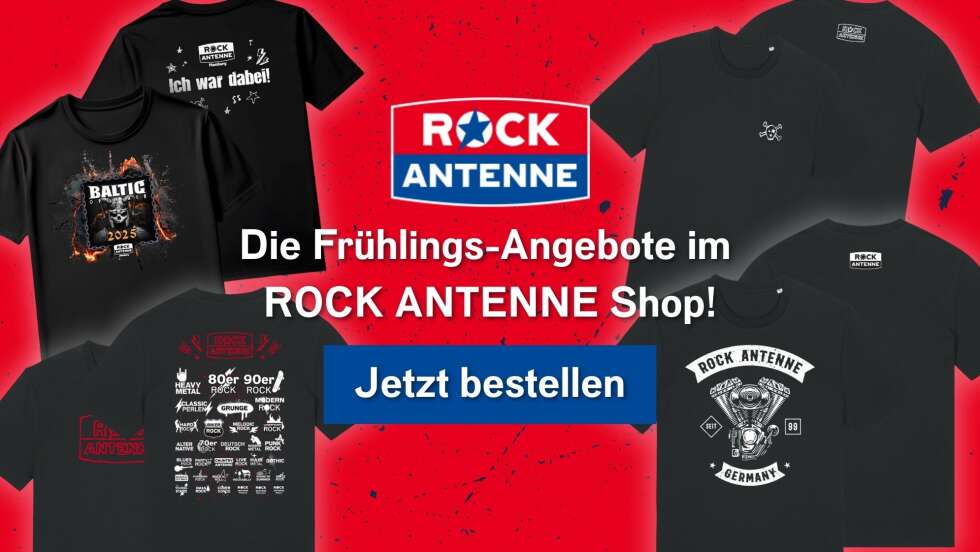 ROCK ANTENNE T-Shirts: Jetzt zum Frühlings-Rabatt sichern!
