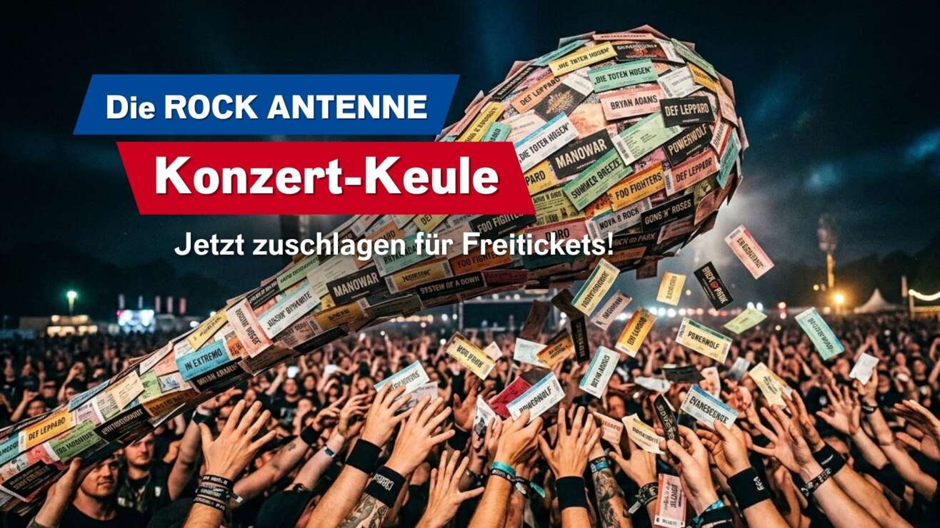 Die ROCK ANTENNE Konzert-Keule!