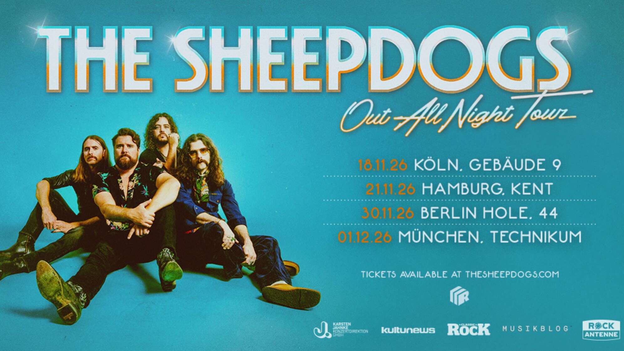 The Sheepdogs auf Tour 2026