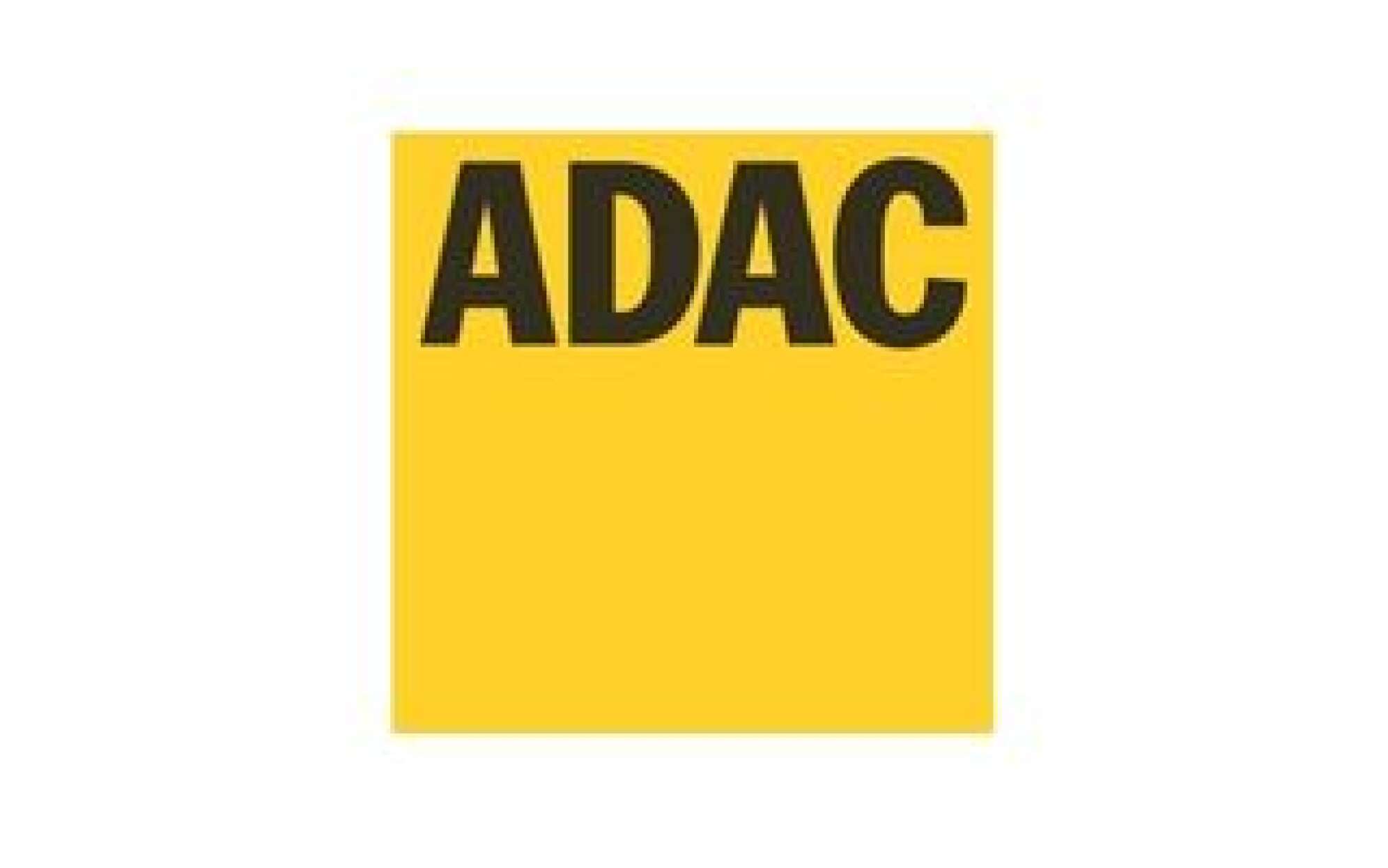 Logo des ADAC auf weißem Hintergrund