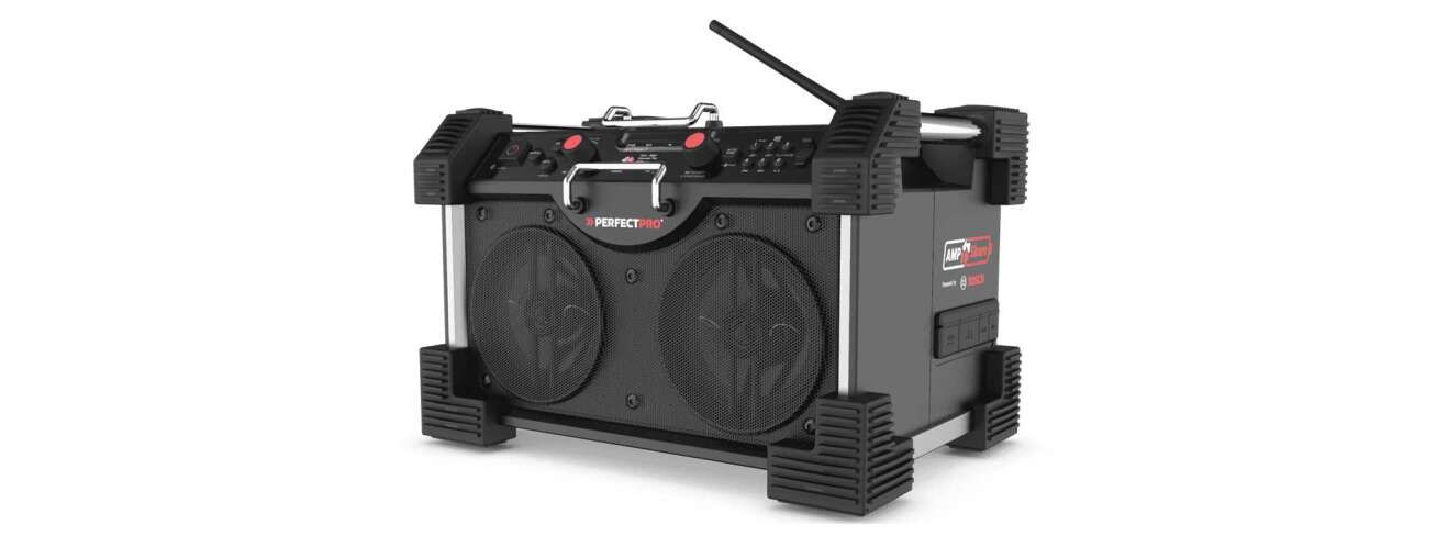 Ein Produktbild des Baustellenradios ROCKHART 18V von PerfectPro