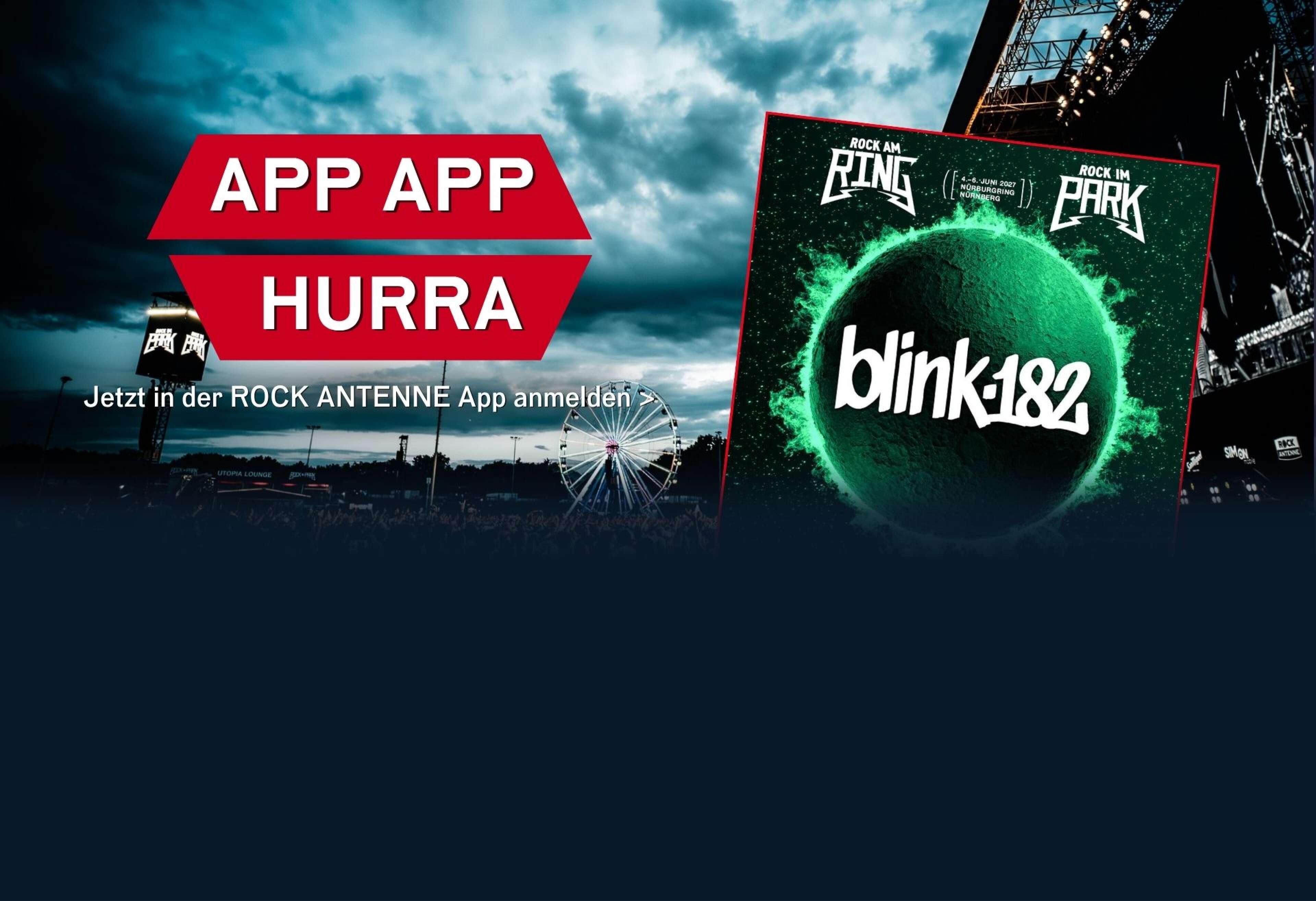 App App Hurra im Juni 2026: Tickets für Rock im Park 2027!