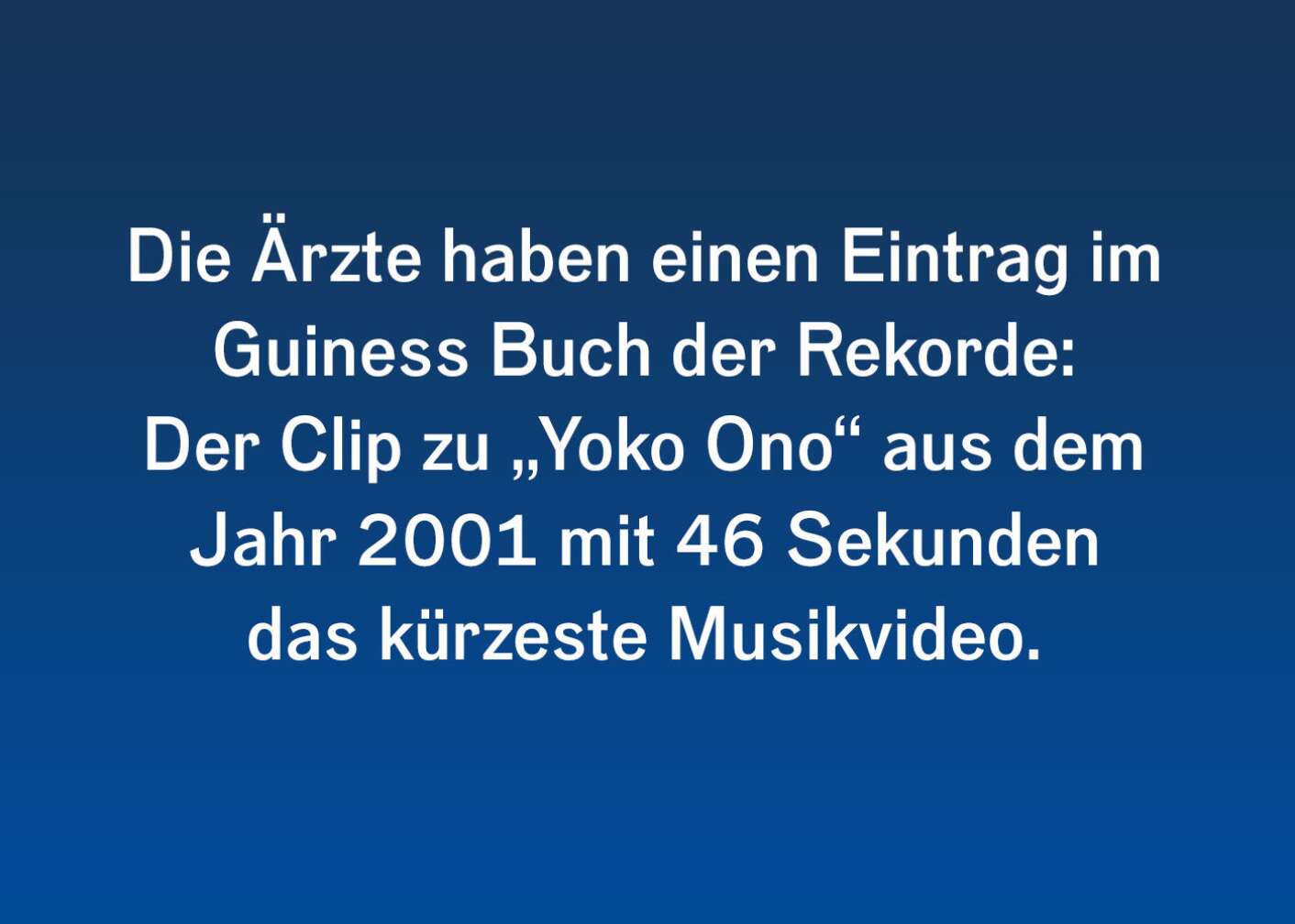 Fakten über die Ärzte