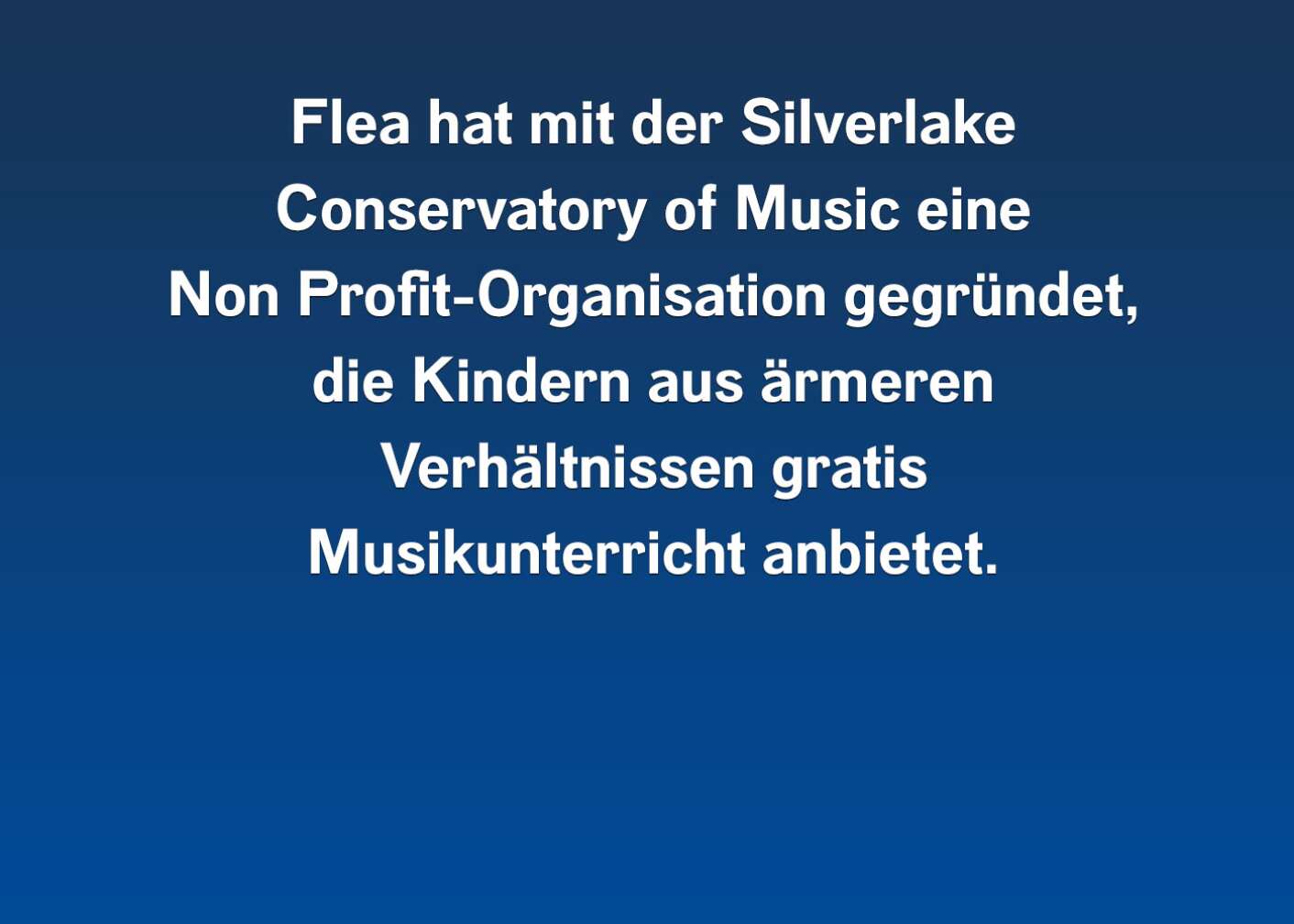 Fakten über Flea