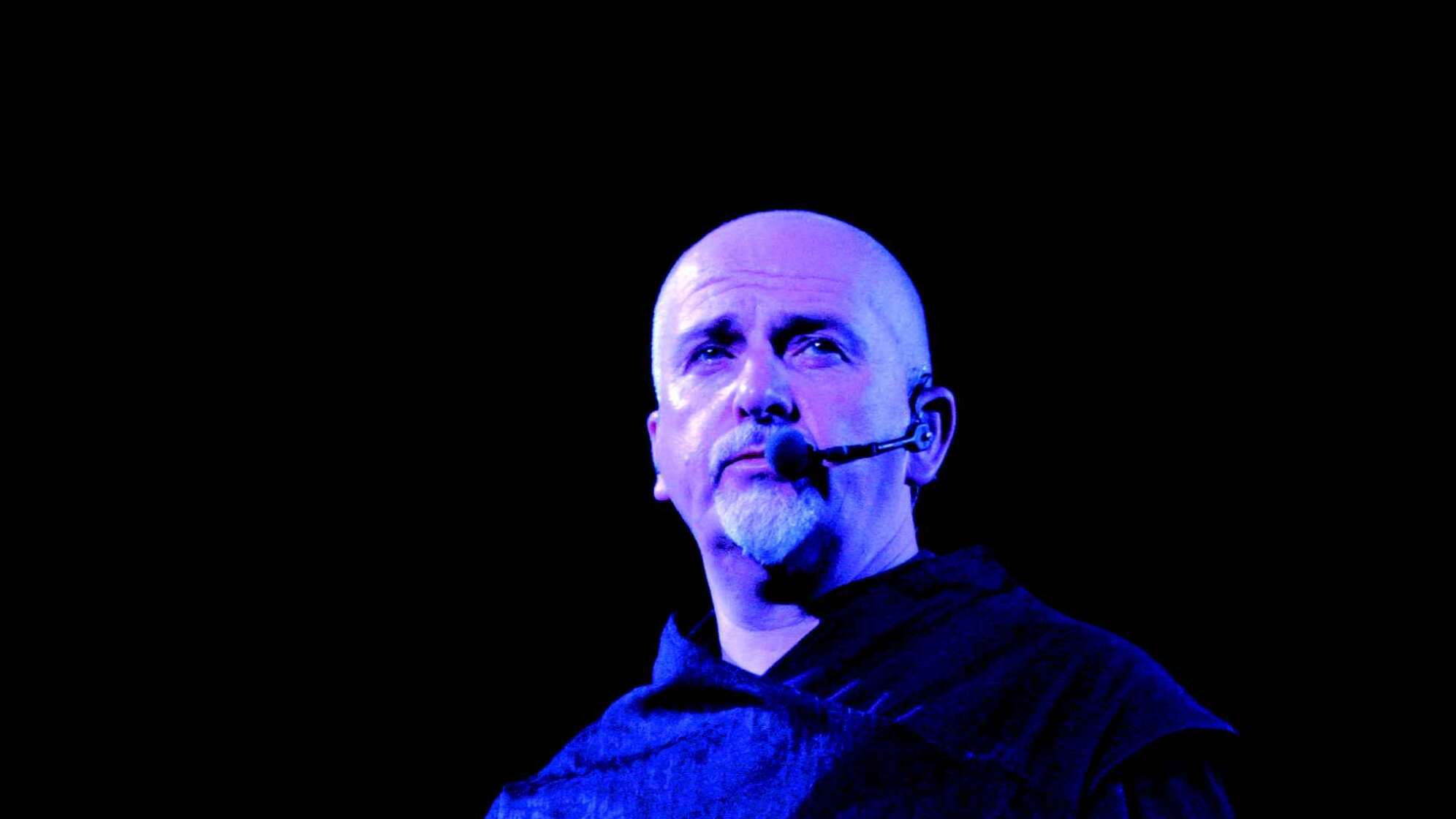 Peter Gabriel bei einem live-Auftritt