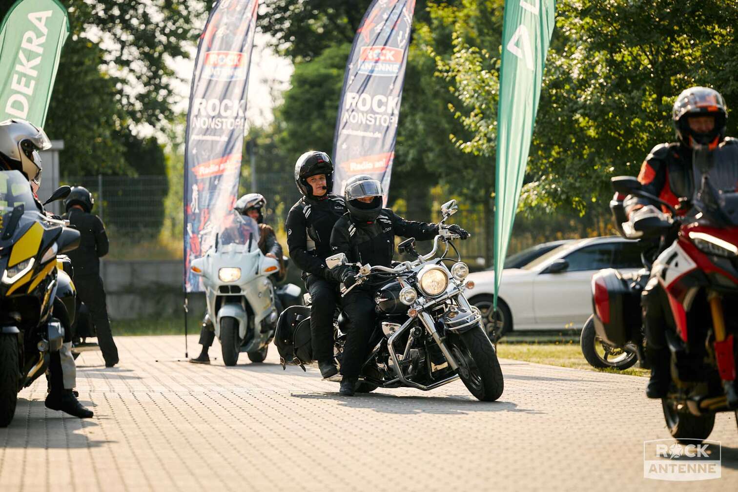 Ein Foto der ROCK ANTENNE Motorradtour 2023