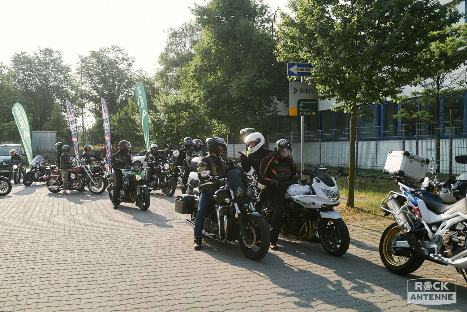 Ein Foto der ROCK ANTENNE Motorradtour 2023