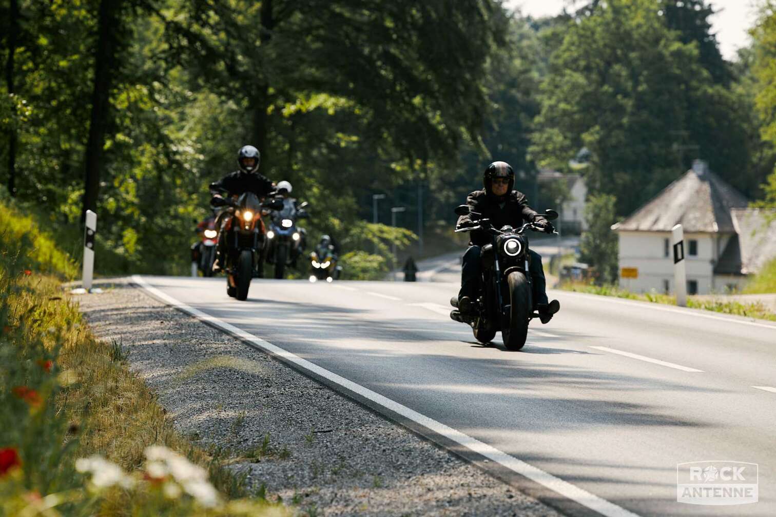 Ein Foto der ROCK ANTENNE Motorradtour 2023