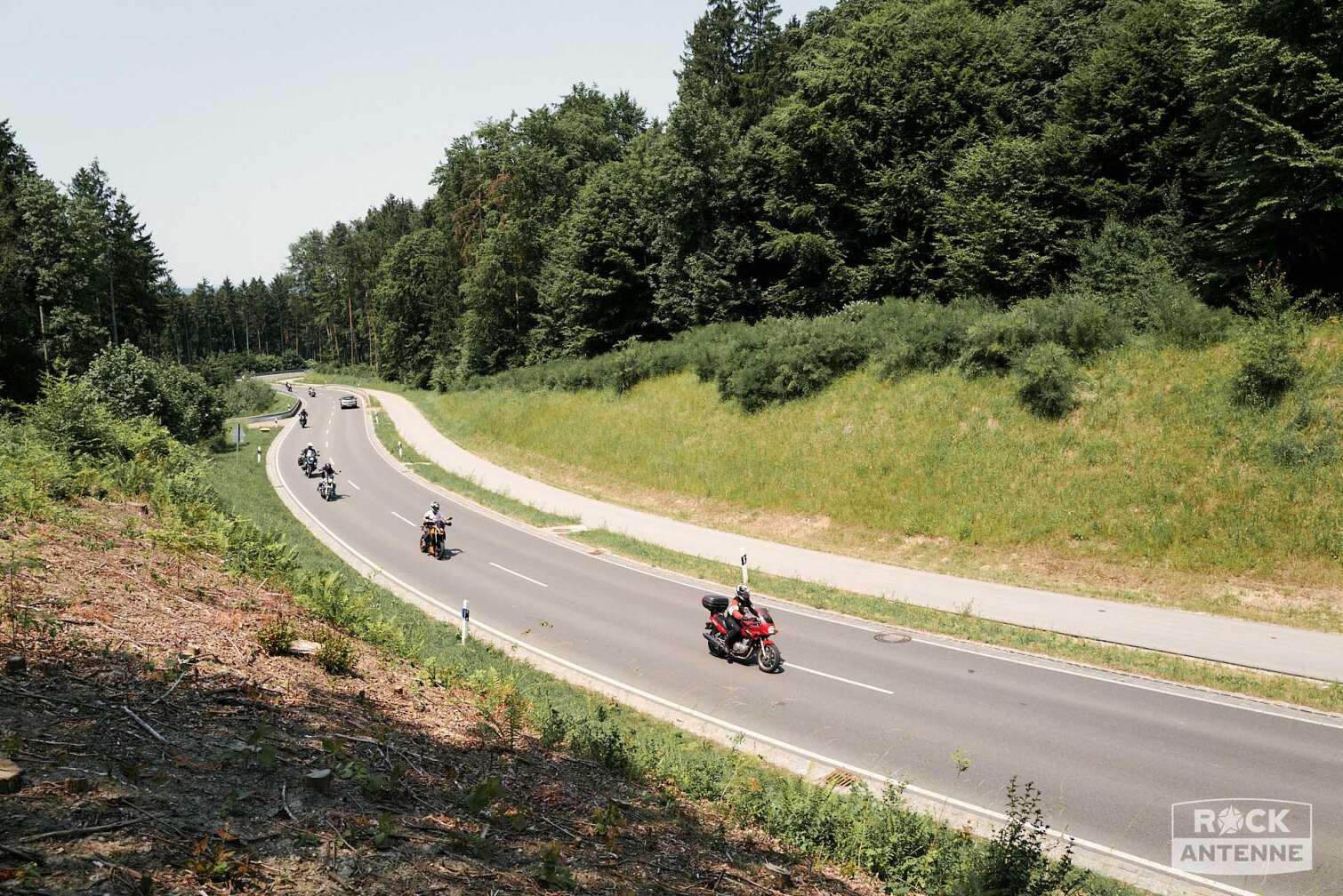 Ein Foto der ROCK ANTENNE Motorradtour 2023