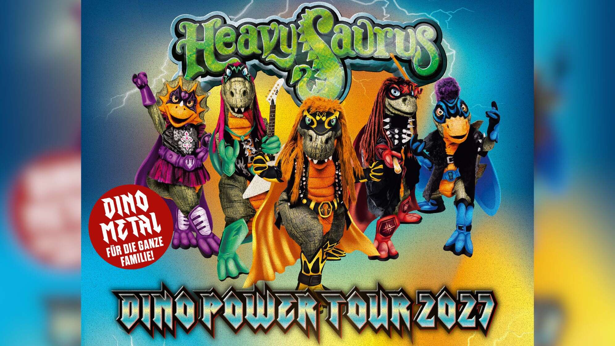 Heavysaurus auf Tour 2027 - das Tourplakat