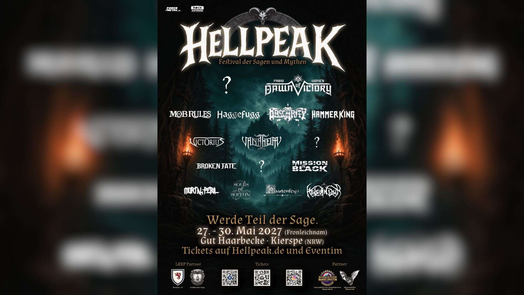 Das Plakat vom Hellpeak Festival 2026