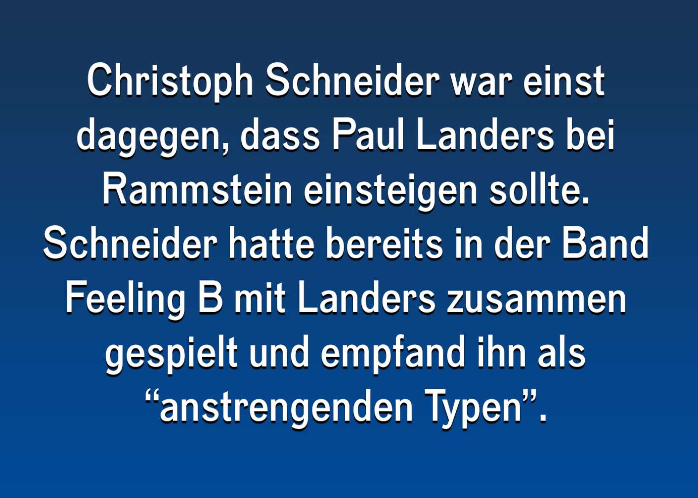 Fakten über Christoph Schneider