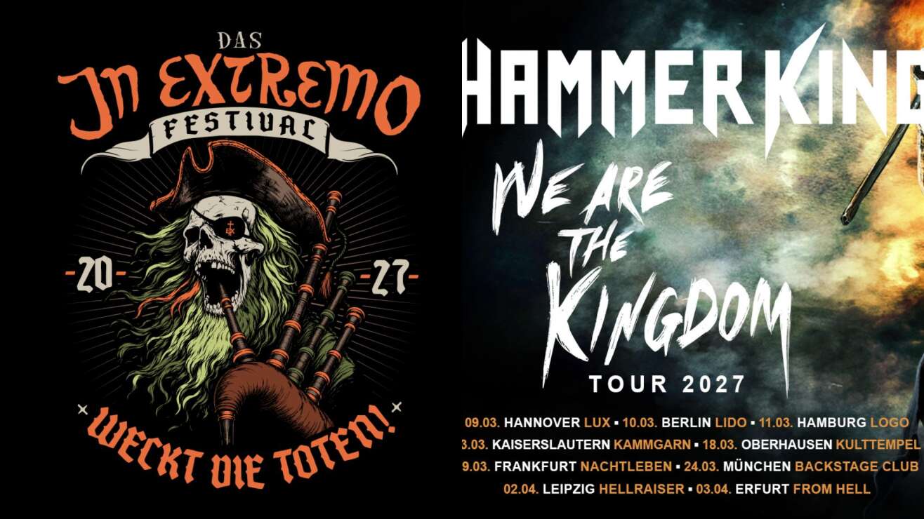 Neu im ROCK ANTENNE Konzertkalender: Hammer King, In Extremo und mehr!