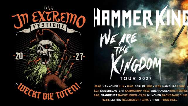 Neu im ROCK ANTENNE Konzertkalender: Hammer King, In Extremo und mehr!