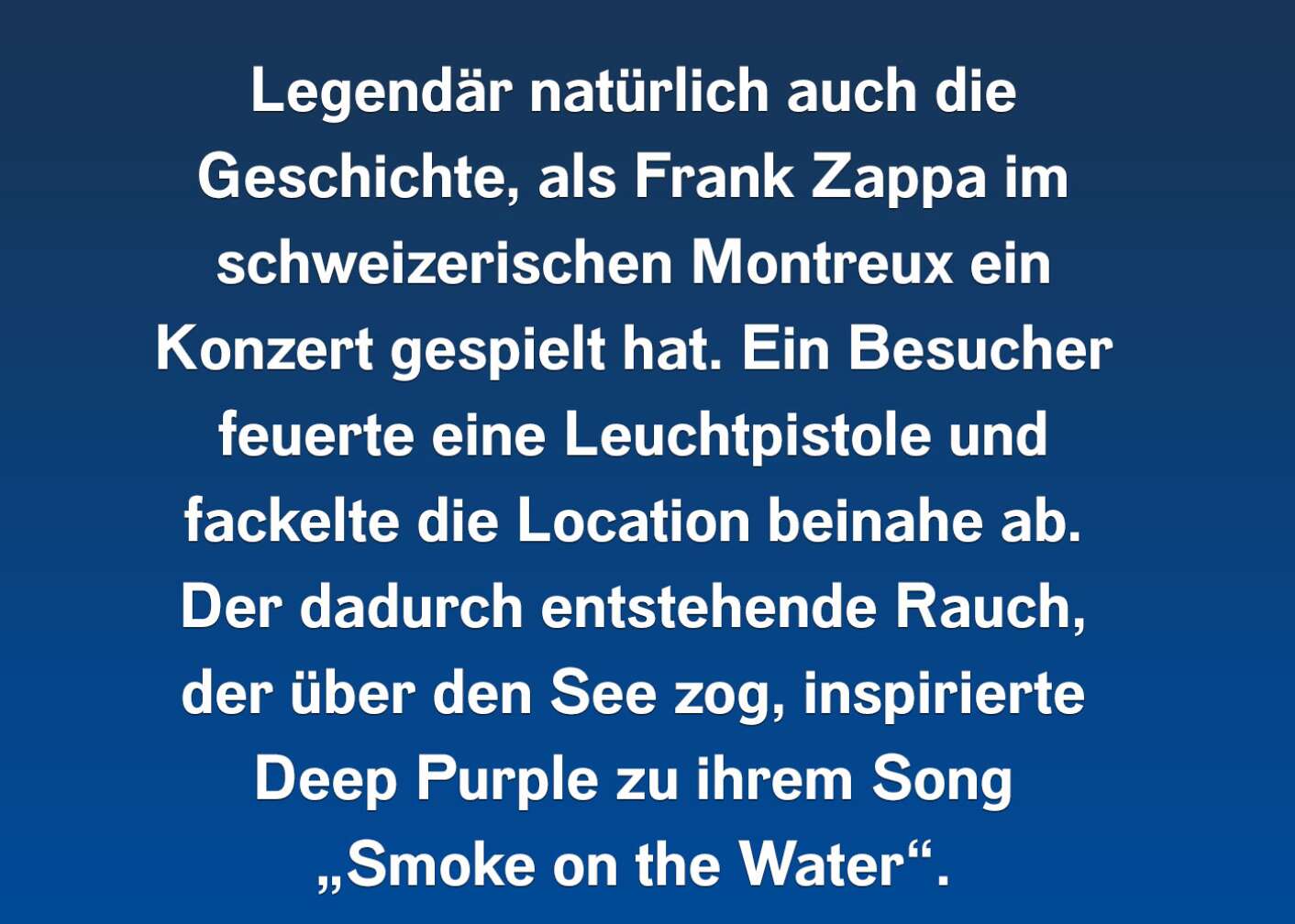 Fakten über Frank Zappa