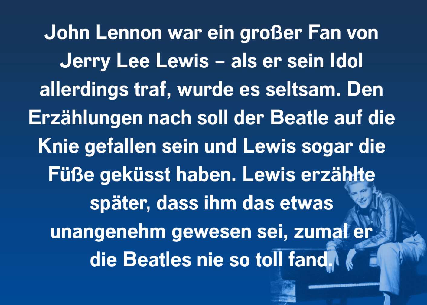 Fakten über Jerry Lee Lewis