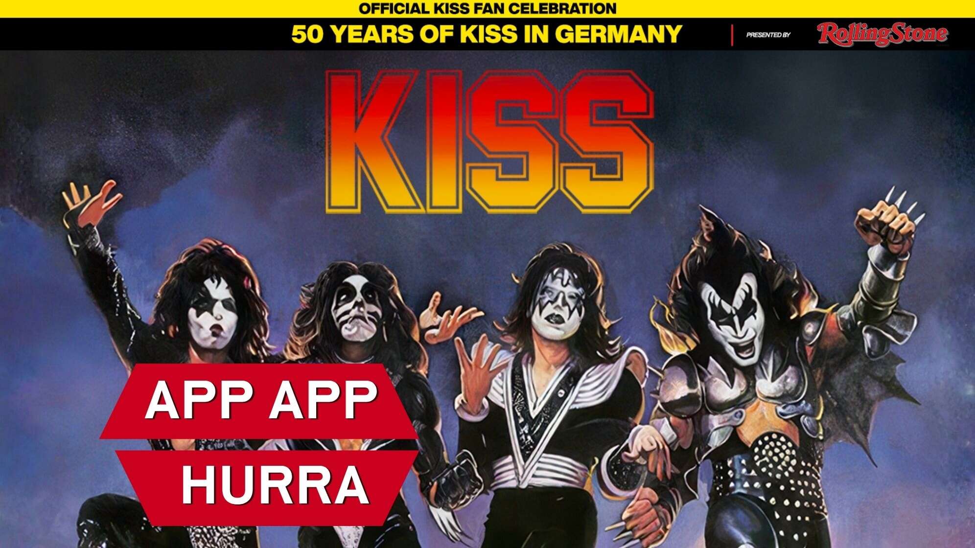 App App Hurra im Oktober 2026: Das KISS Fan Event in Düsseldorf