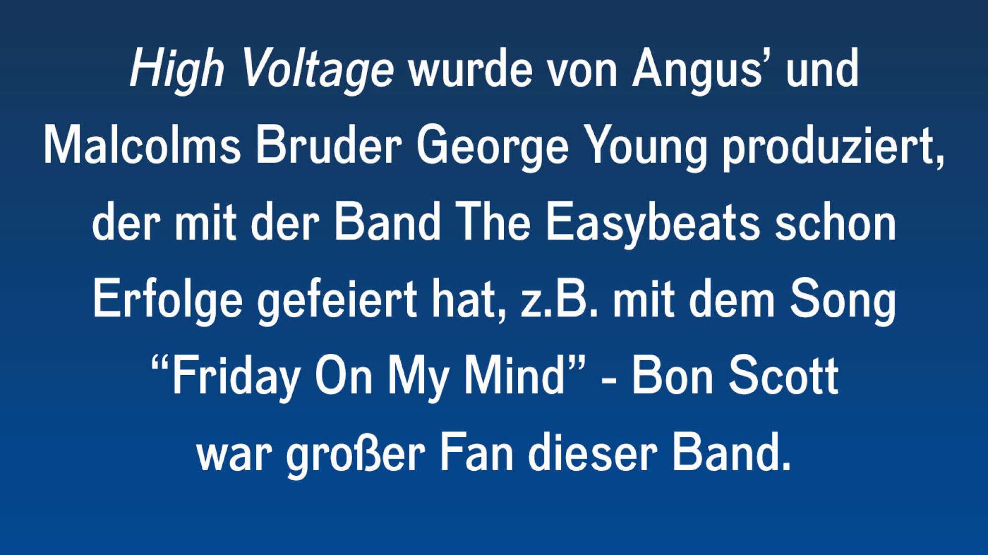 Fun Facts über die Anfangsjahre von AC/DC!