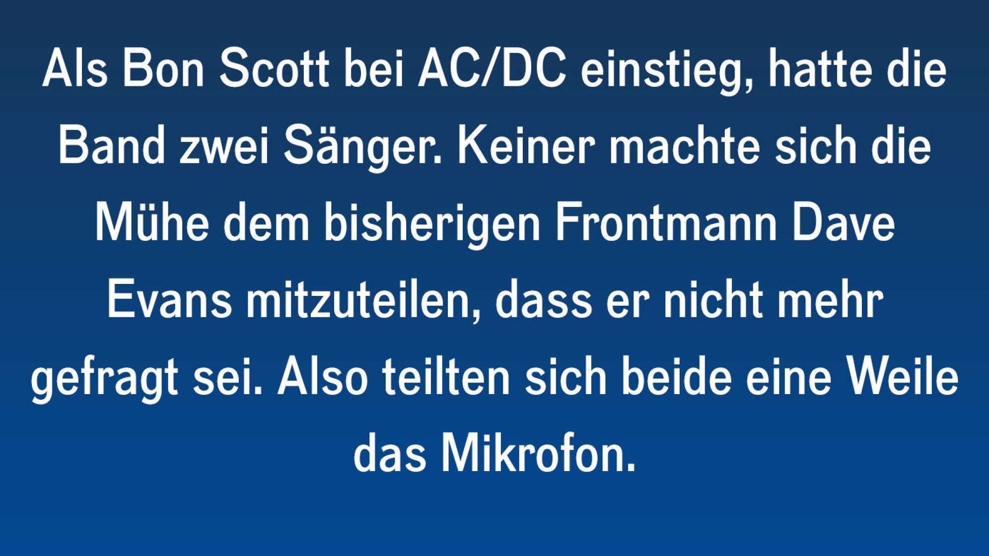 Fun Facts über die Anfangsjahre von AC/DC!