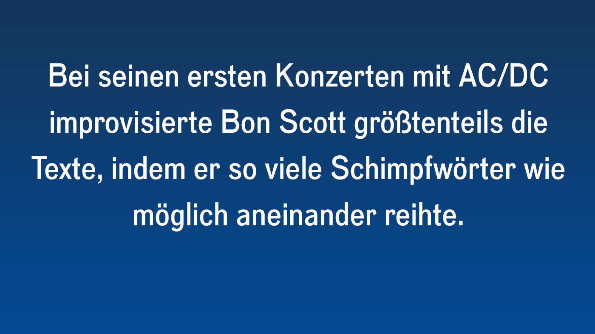 Fun Facts über die Anfangsjahre von AC/DC!