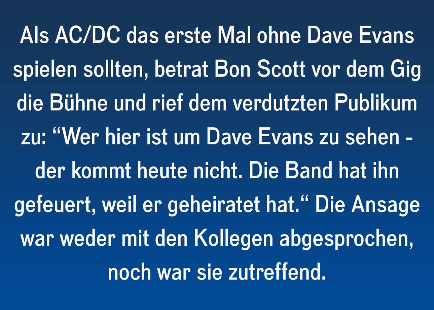 Fun Facts über die Anfangsjahre von AC/DC!