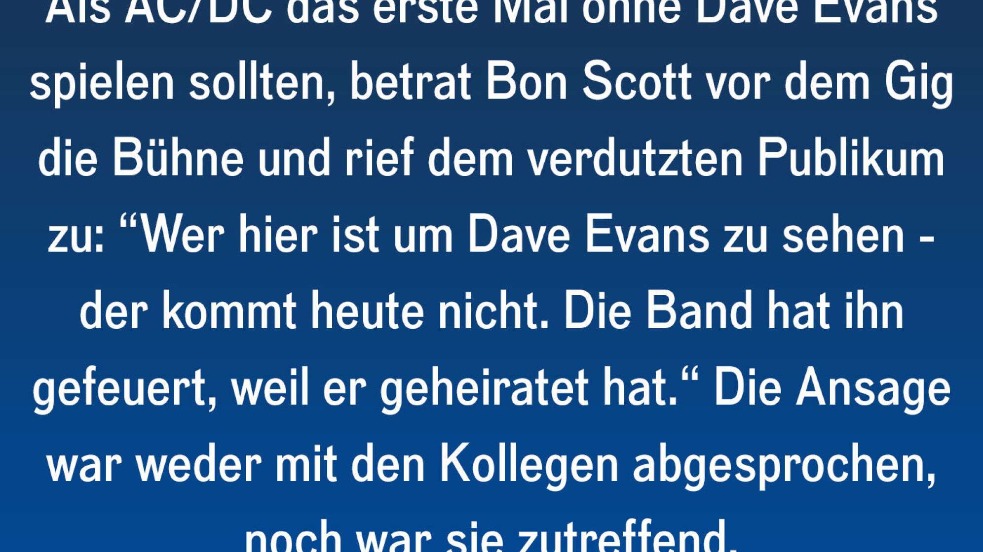 Fun Facts über die Anfangsjahre von AC/DC!