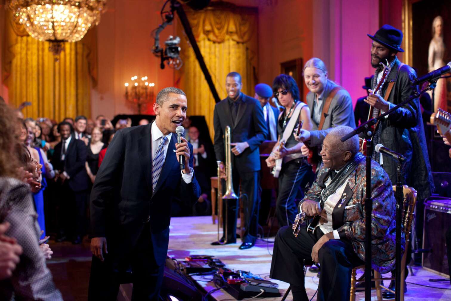 Barack Obama und B.B. King singen gemeinsam