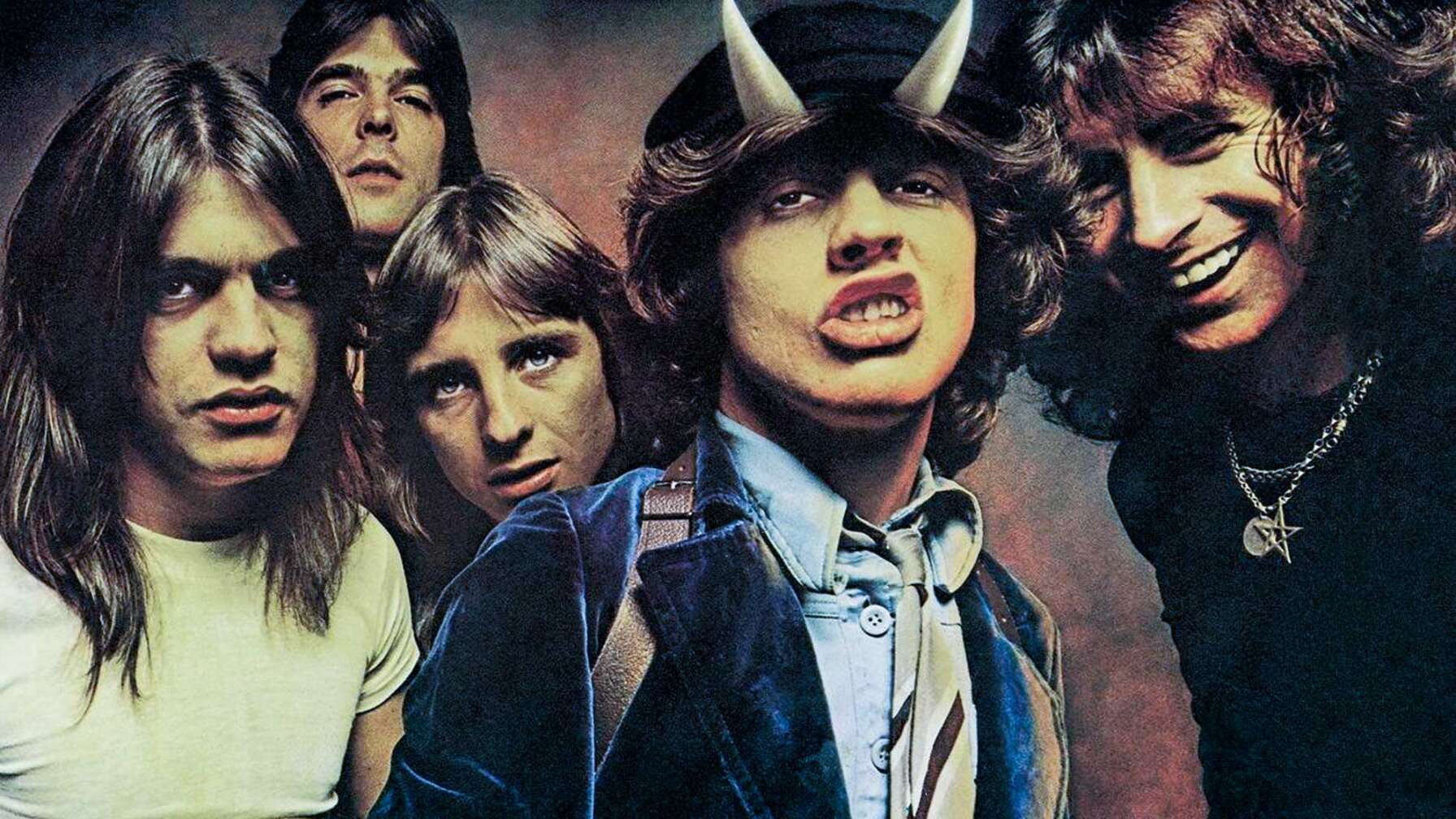 Das Albumcover von "Highway to Hell" von AC/DC.